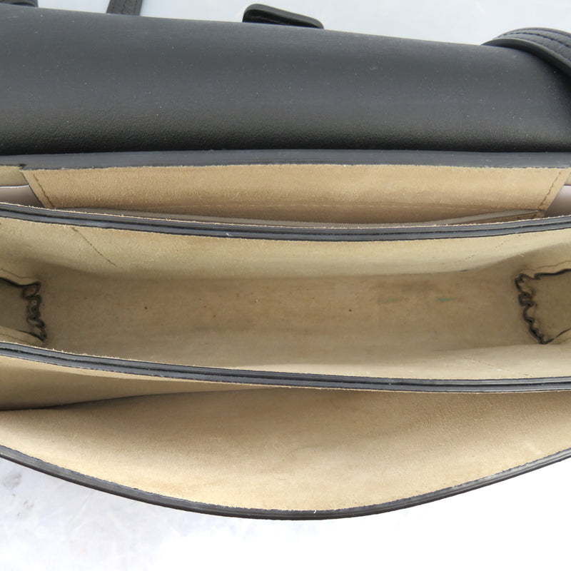 Small Faye Satchel in Black