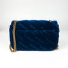 BB Round bag in Velvet Royal Blue