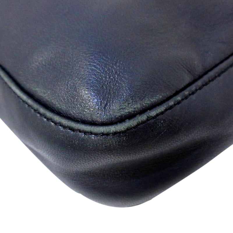 Leather Baguette Black - Bag Religion