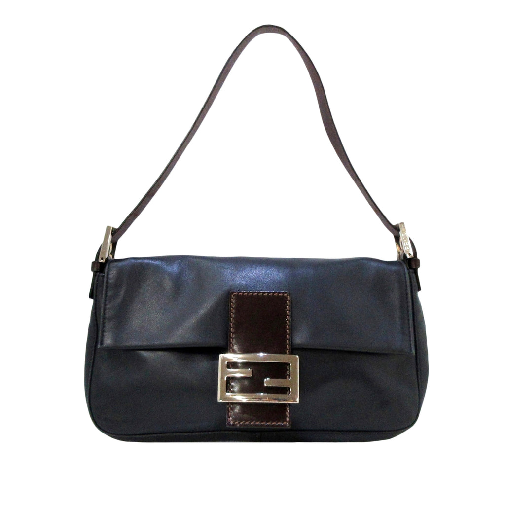 Leather Baguette Black - Bag Religion