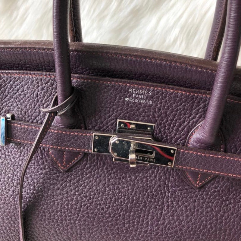 Birkin 35 Prune in Togo Leather with PHW