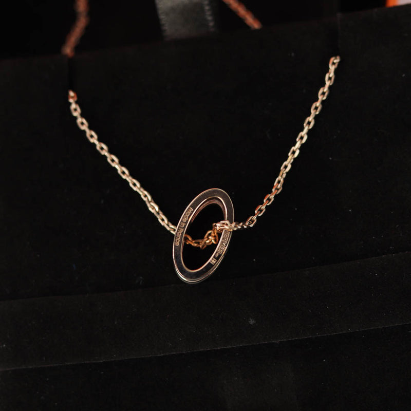 Hermes pop h necklace marron glace Outlet