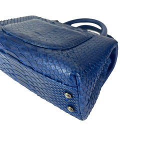 Python Coco Handle Flap Blue with RHW