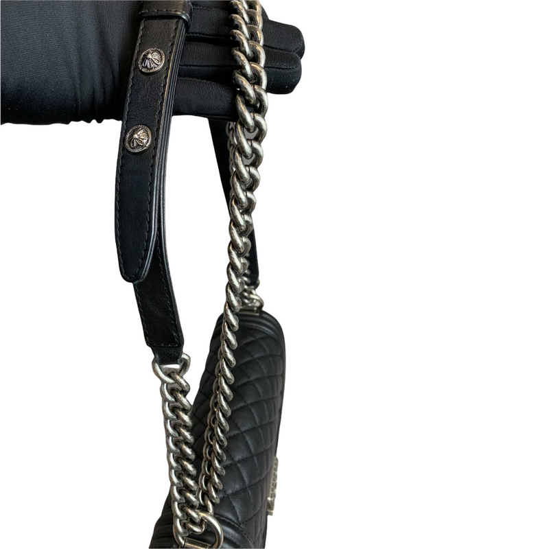 Limited Edition Paris Dallas Boy Medium Calfskin Black RHW