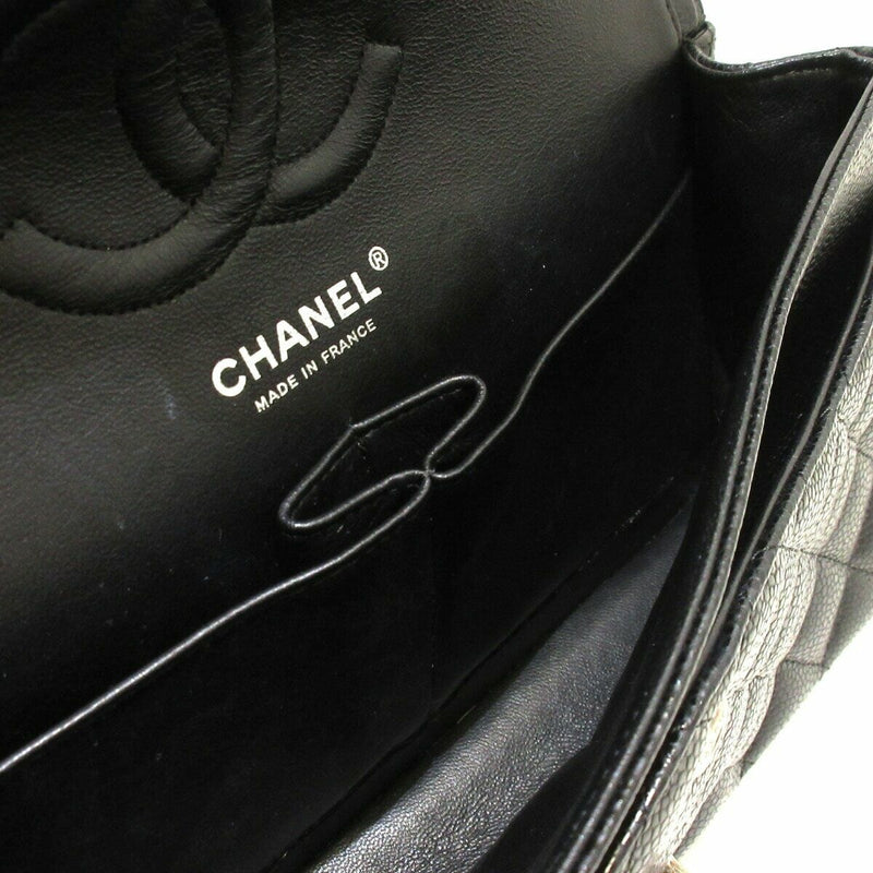 black chanel bag with silver hardware purse