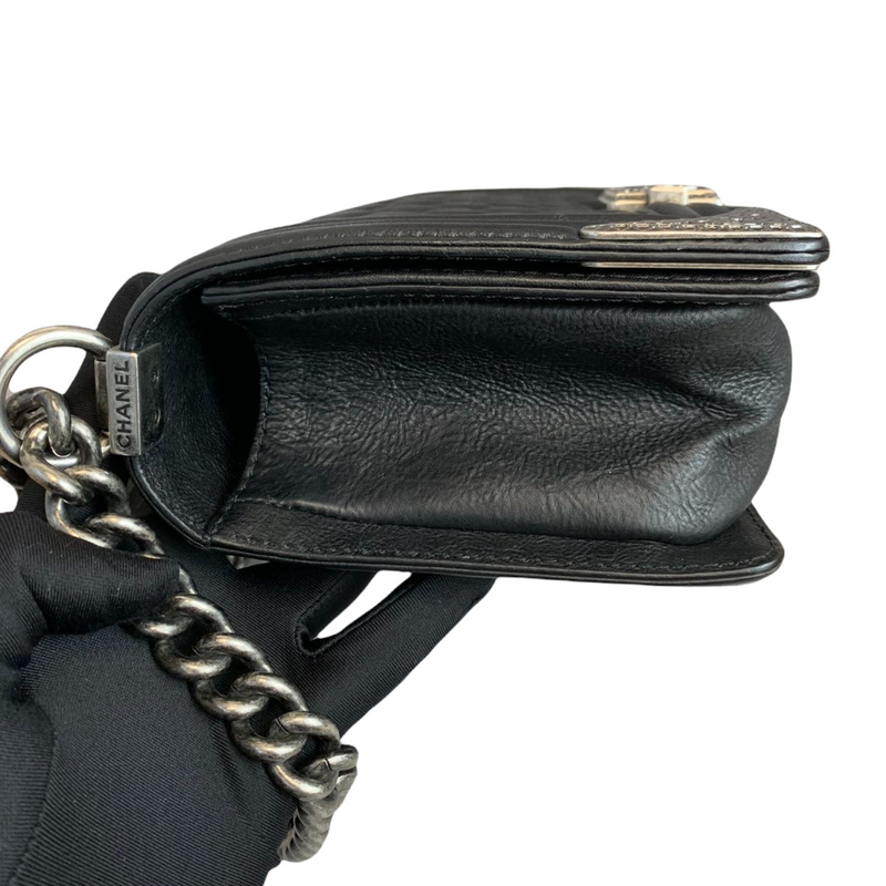 Limited Edition Paris Dallas Boy Medium Calfskin Black RHW
