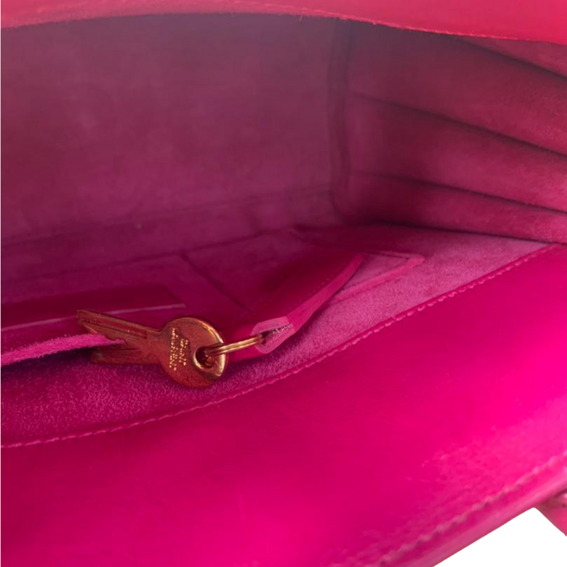 Classic Sac De Jour Nano Leather Hot Pink GHW