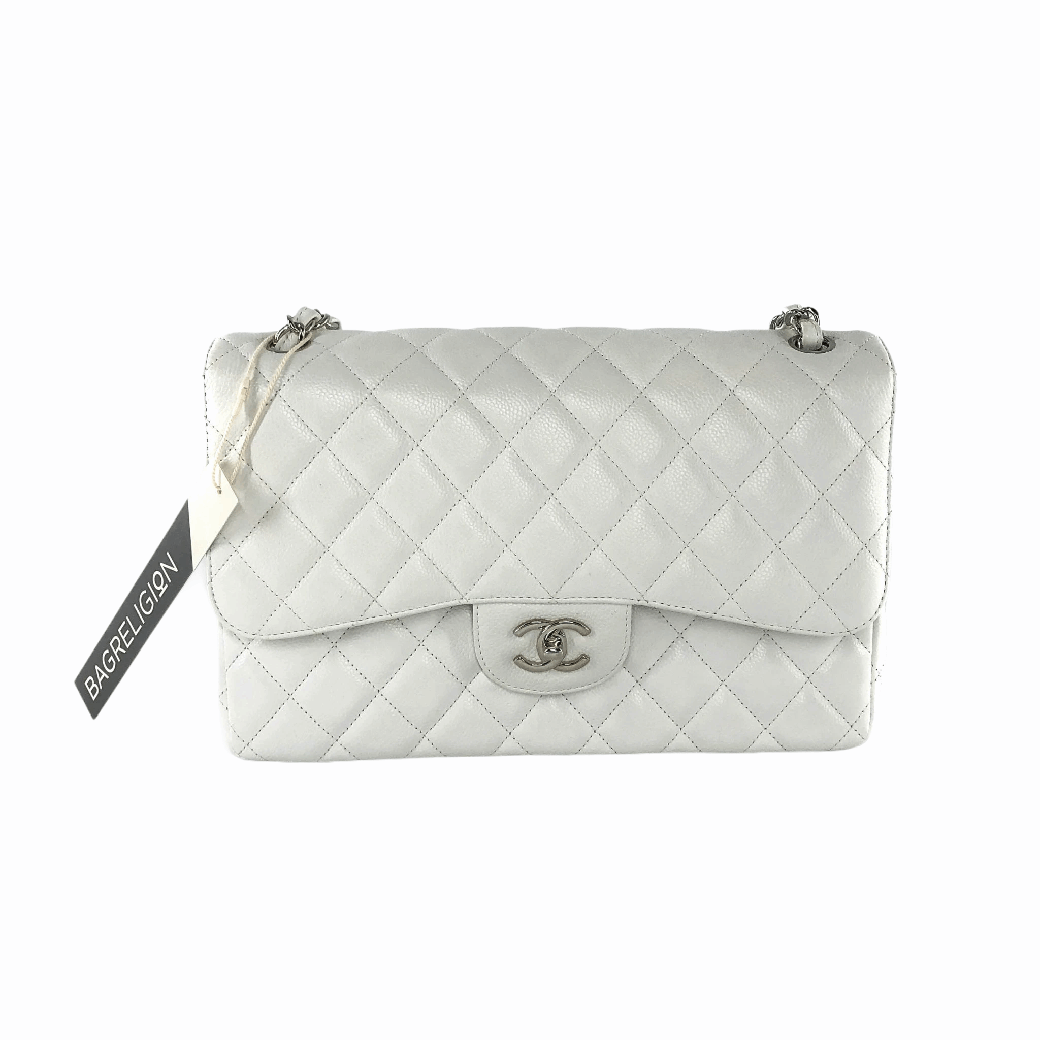 Chanel 21A white classic flap first impressions & review