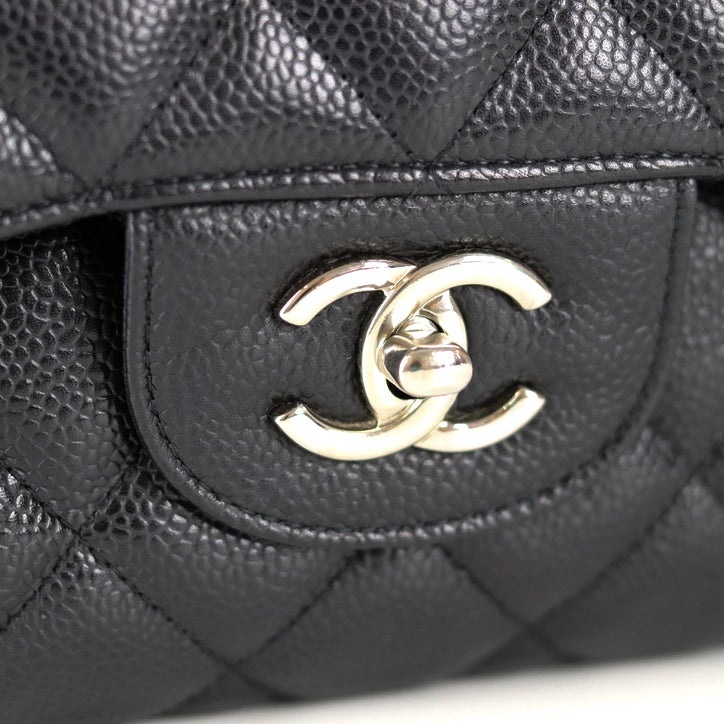 Jumbo Classic Flap Black Caviar Leather with SHW