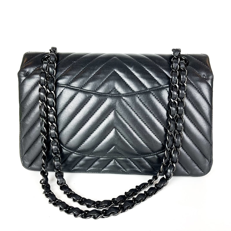 Chanel 15s So Chevron Medium Classic Double Flap Bag