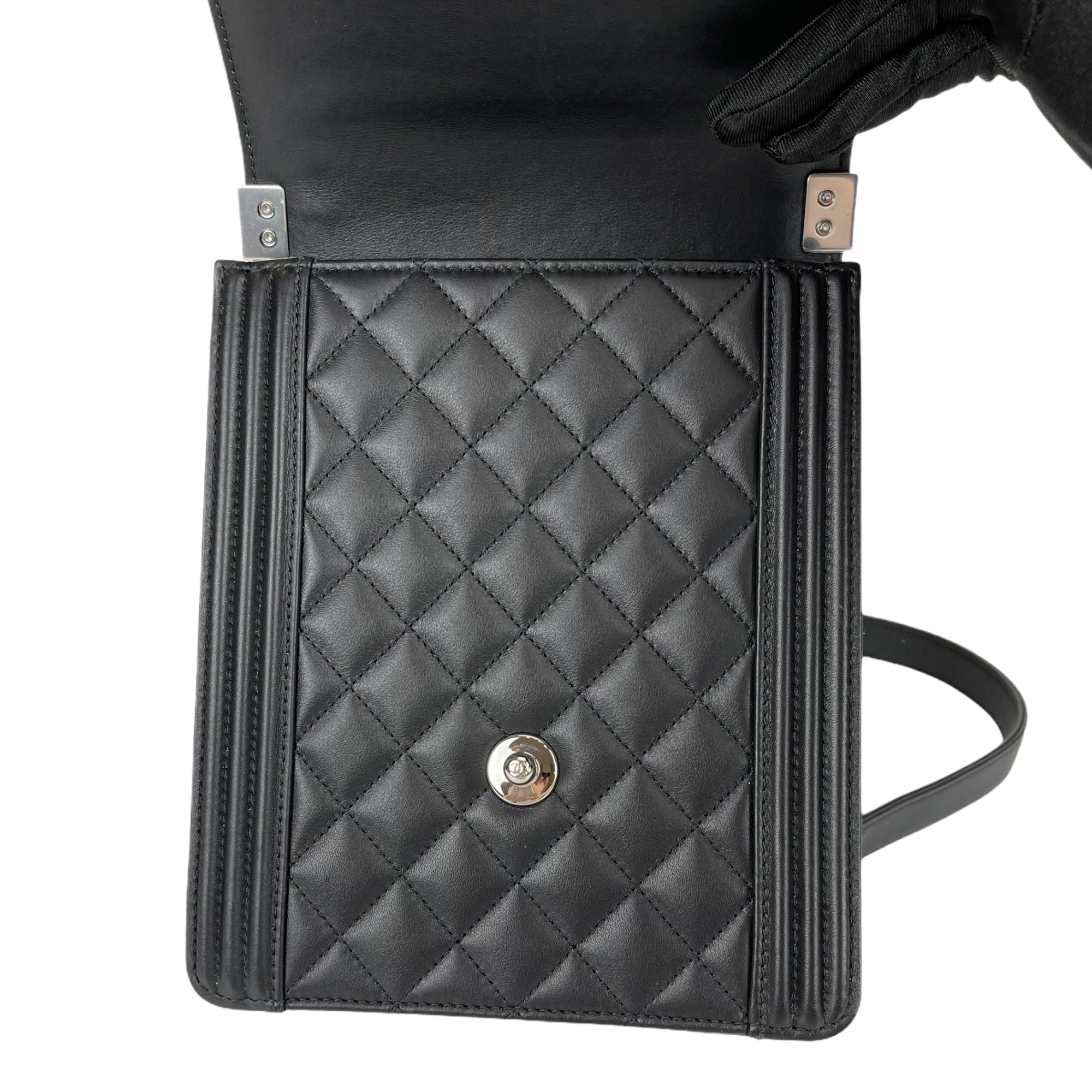 Chanel le boy vertical hotsell