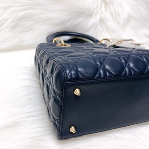 Cannage Lambskin Lady Dior Medium