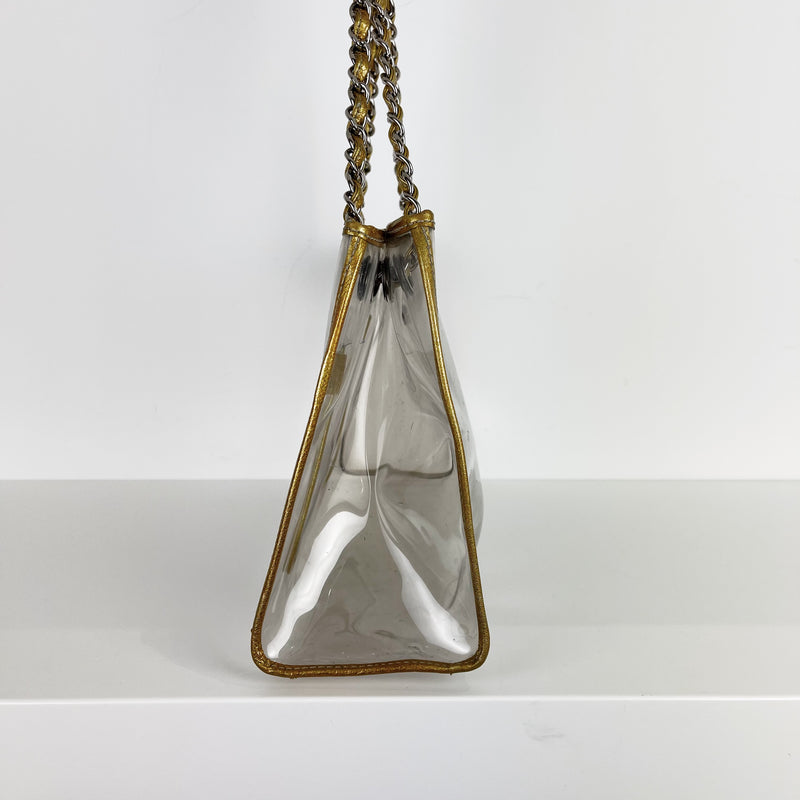 PVC Shopper Tote Clear SHW