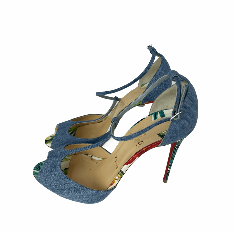 Senora 100 T-Strap Sandal Denim