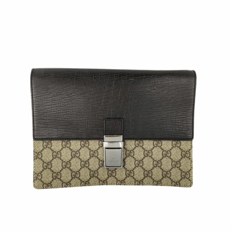 Vintage GG Monogram Clutch with Retractable Strap