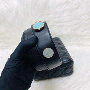 Cannage Lambskin Lucky Badges My Lady Dior Small Black