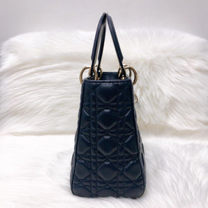 Cannage Lambskin Lady Dior Medium