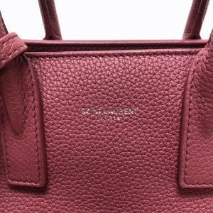 Nano Sac De Jour in Burgundy Leather