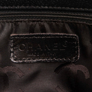 CC Leather Satchel Black