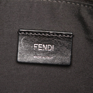 Leather Messenger Bag Navy Blue SHW
