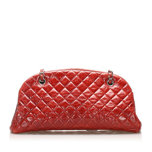 Chanel Mademoiselle Bowling Bag Red