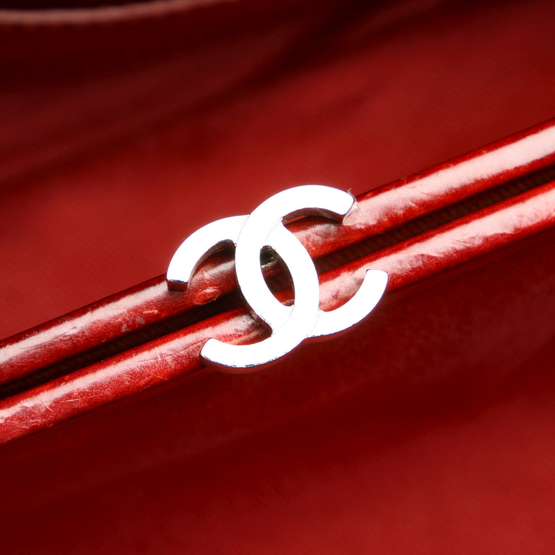 Chanel Mademoiselle Bowling Bag Red
