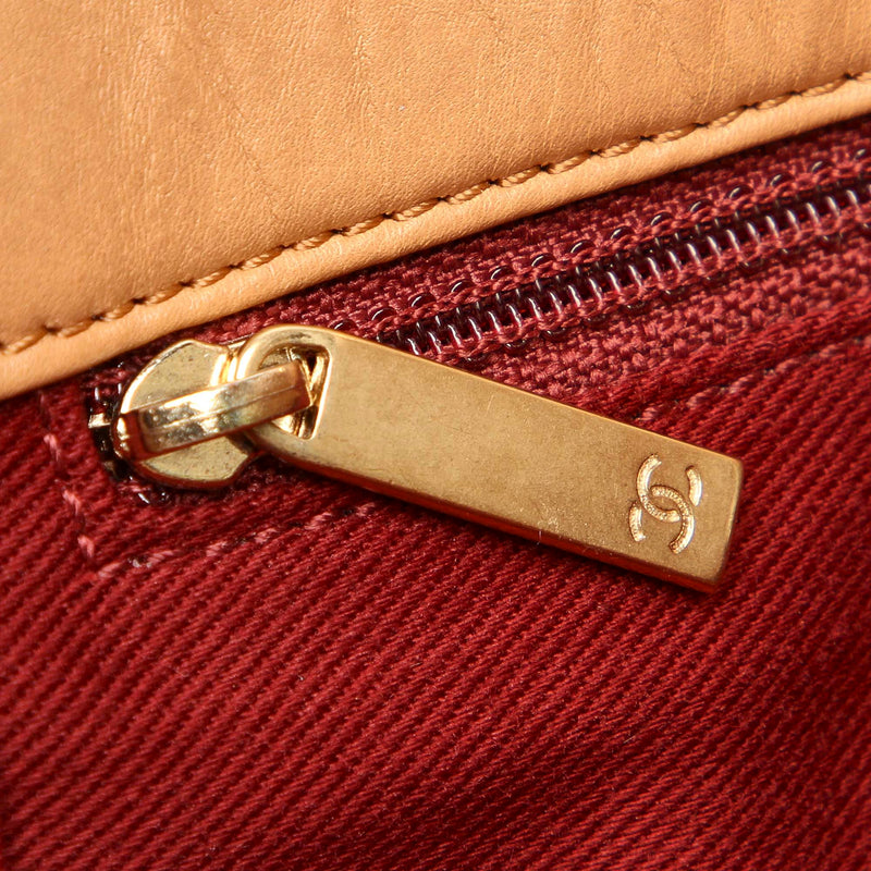 Chanel Mademoiselle Bowling Bag Brown