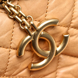 Chanel Mademoiselle Bowling Bag Brown