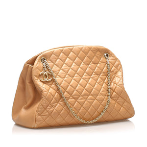 Chanel Mademoiselle Bowling Bag Brown