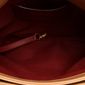Chanel Mademoiselle Bowling Bag Brown