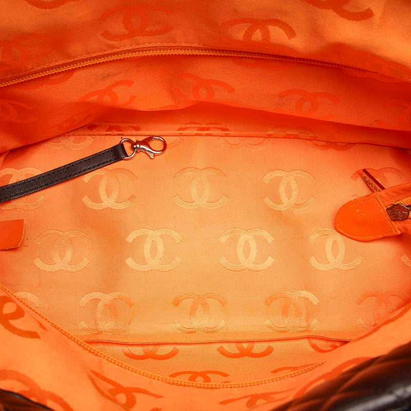 Chanel Cambon Ligne Tote Brown