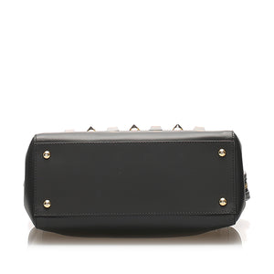 DotCom Studded Leather Satchel Black - Bag Religion