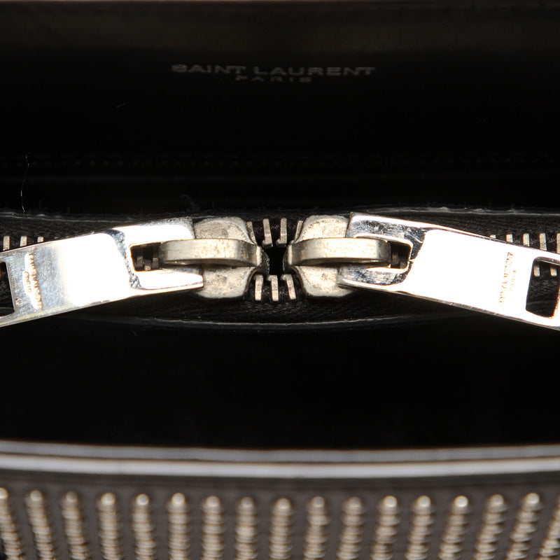 Sac De Jour Studded Leather Satchel Black - Bag Religion