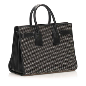 Sac De Jour Studded Leather Satchel Black - Bag Religion
