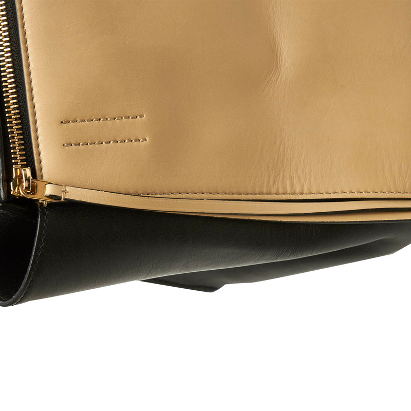 Medium Edge Leather Handbag Brown - Bag Religion