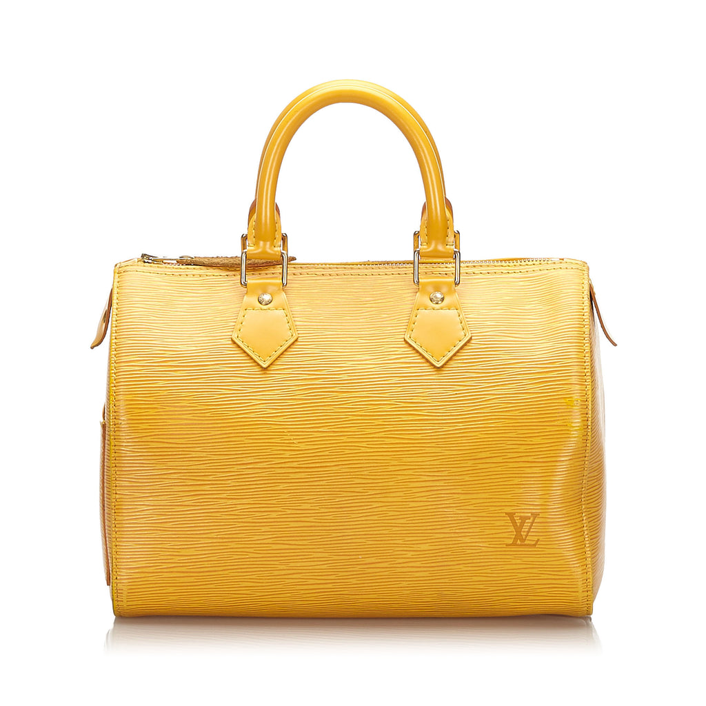 Yellow Epi Leather Body Speedy 25