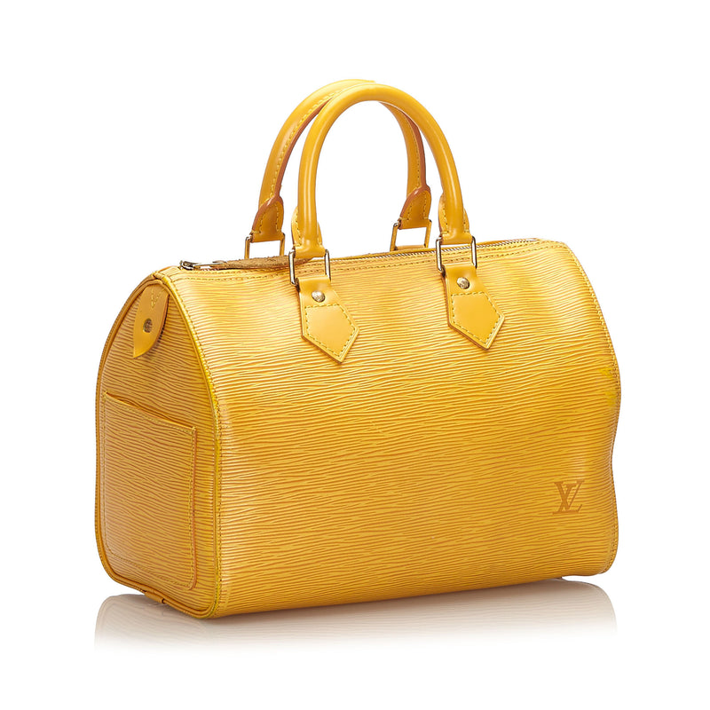 Yellow Epi Leather Body Speedy 25