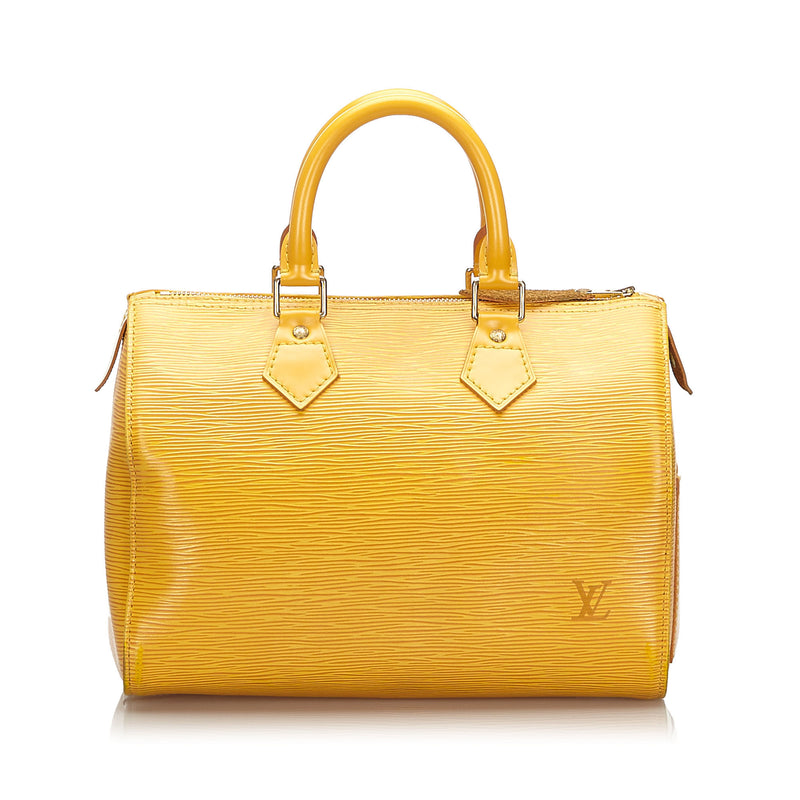 Yellow Epi Leather Body Speedy 25