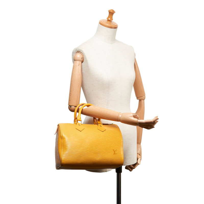 Yellow Epi Leather Body Speedy 25