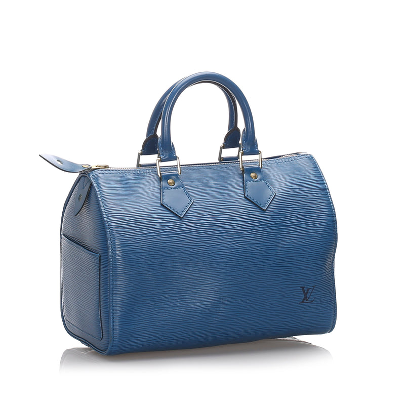 Louis Vuitton Epi Speedy 30 Blue