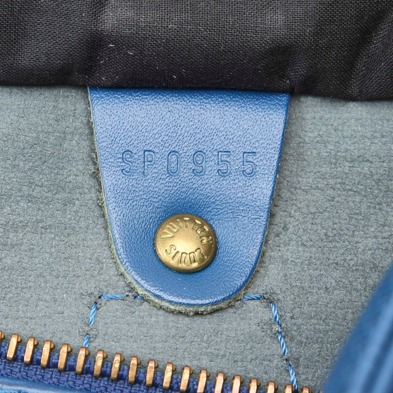 Louis Vuitton Epi Speedy 30 Blue