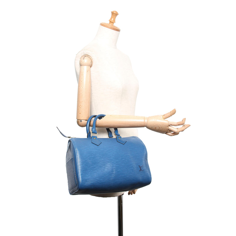 Louis Vuitton Epi Speedy 30 Blue