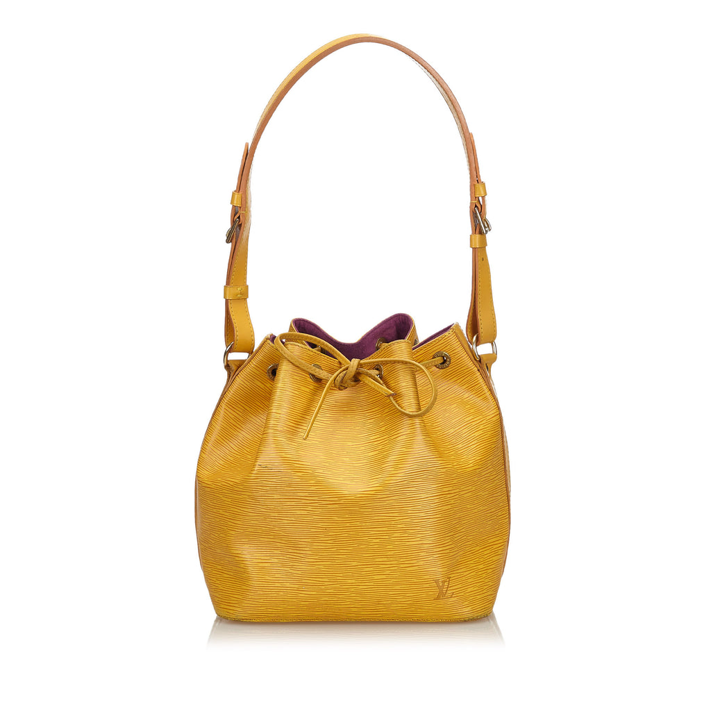 Yellow Epi Leather Petit Noe