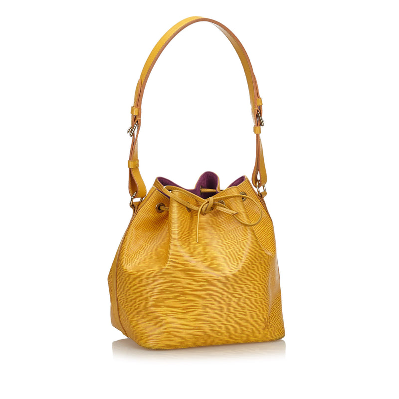 Yellow Epi Leather Petit Noe