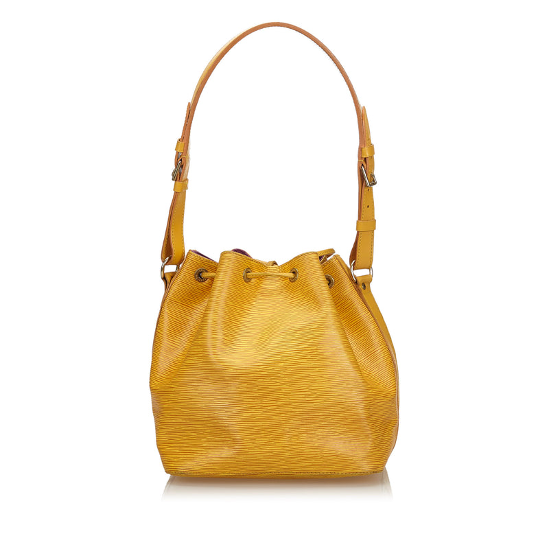 Yellow Epi Leather Petit Noe