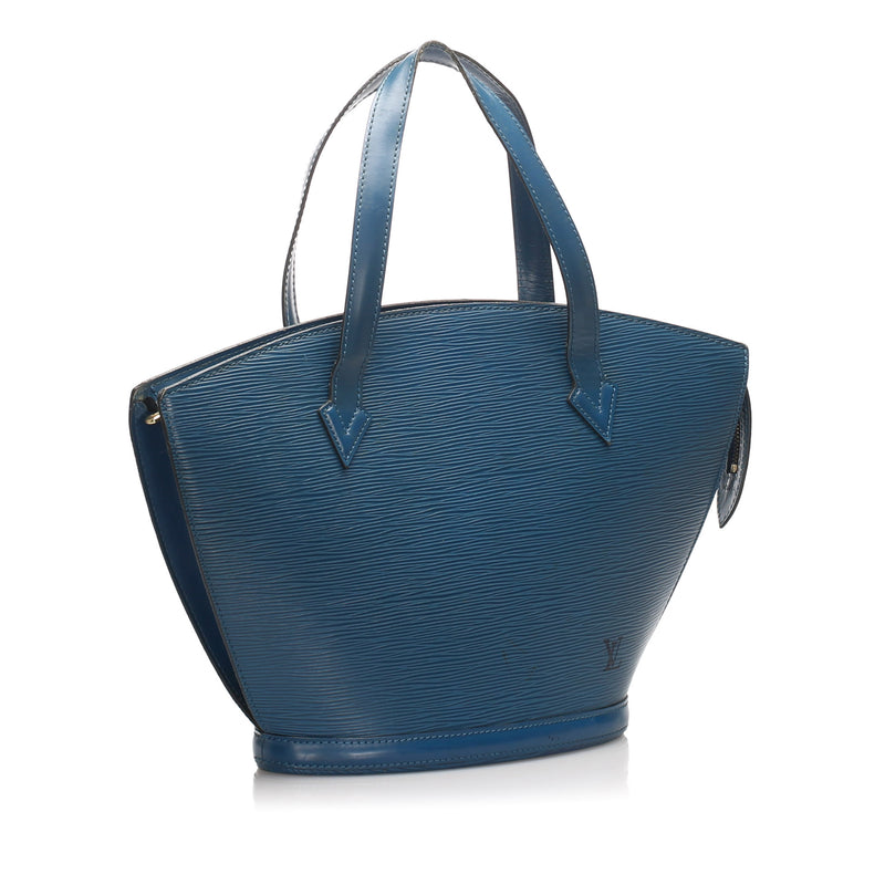 Epi Saint Jacques PM Short Strap Blue - Bag Religion