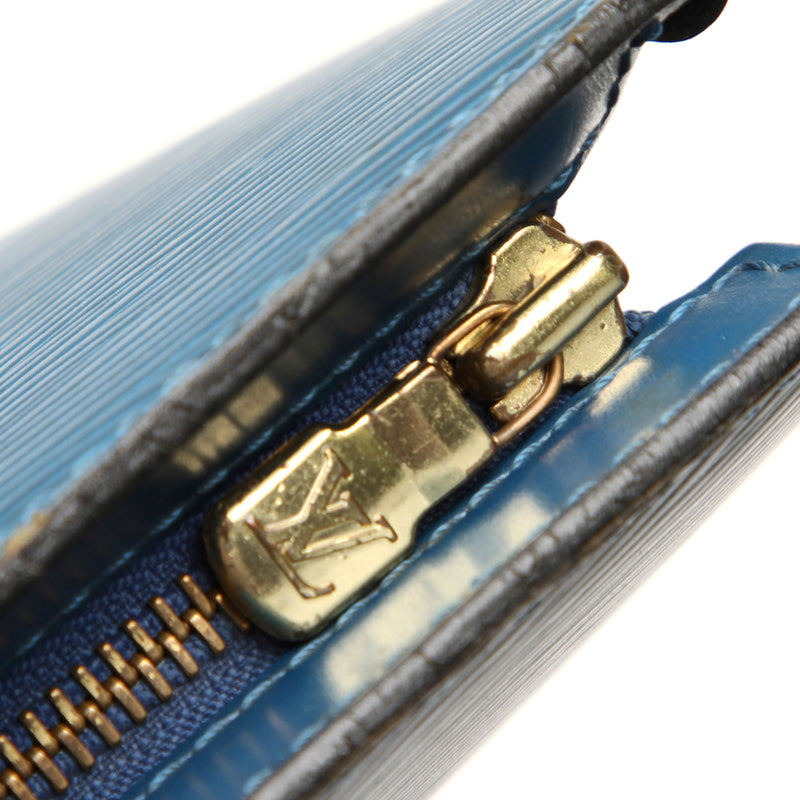 Epi Saint Jacques PM Short Strap Blue - Bag Religion