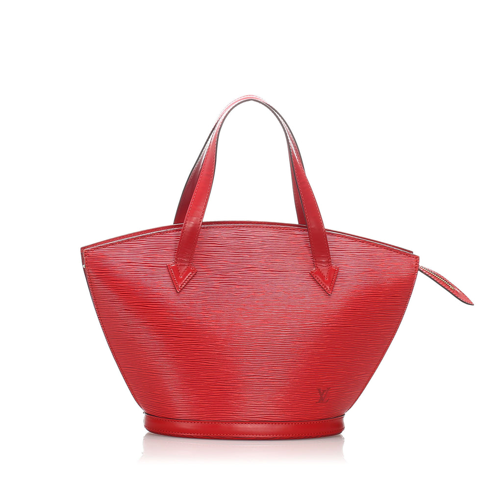 Epi Saint Jacques PM Short Strap Red