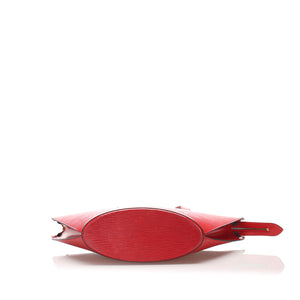 Epi Saint Jacques PM Short Strap Red