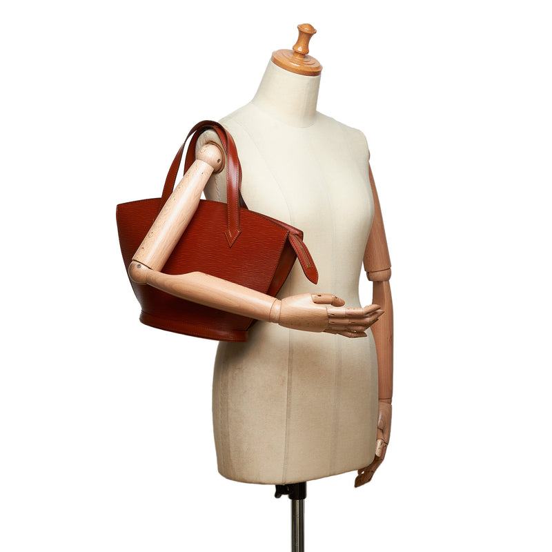 Epi Saint Jacques Short Strap PM Brown - Bag Religion